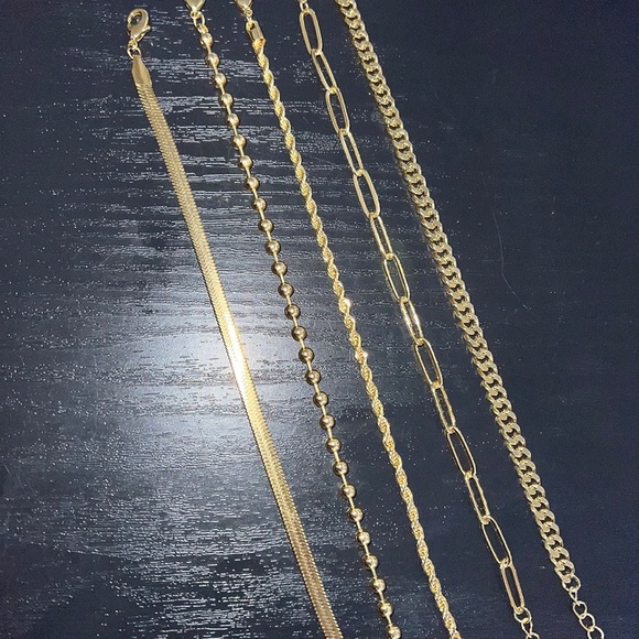 Gold Stackable Bracelets - Picture 3 of 4